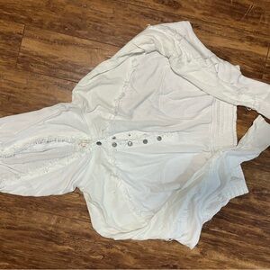 White Button-Up Blouse